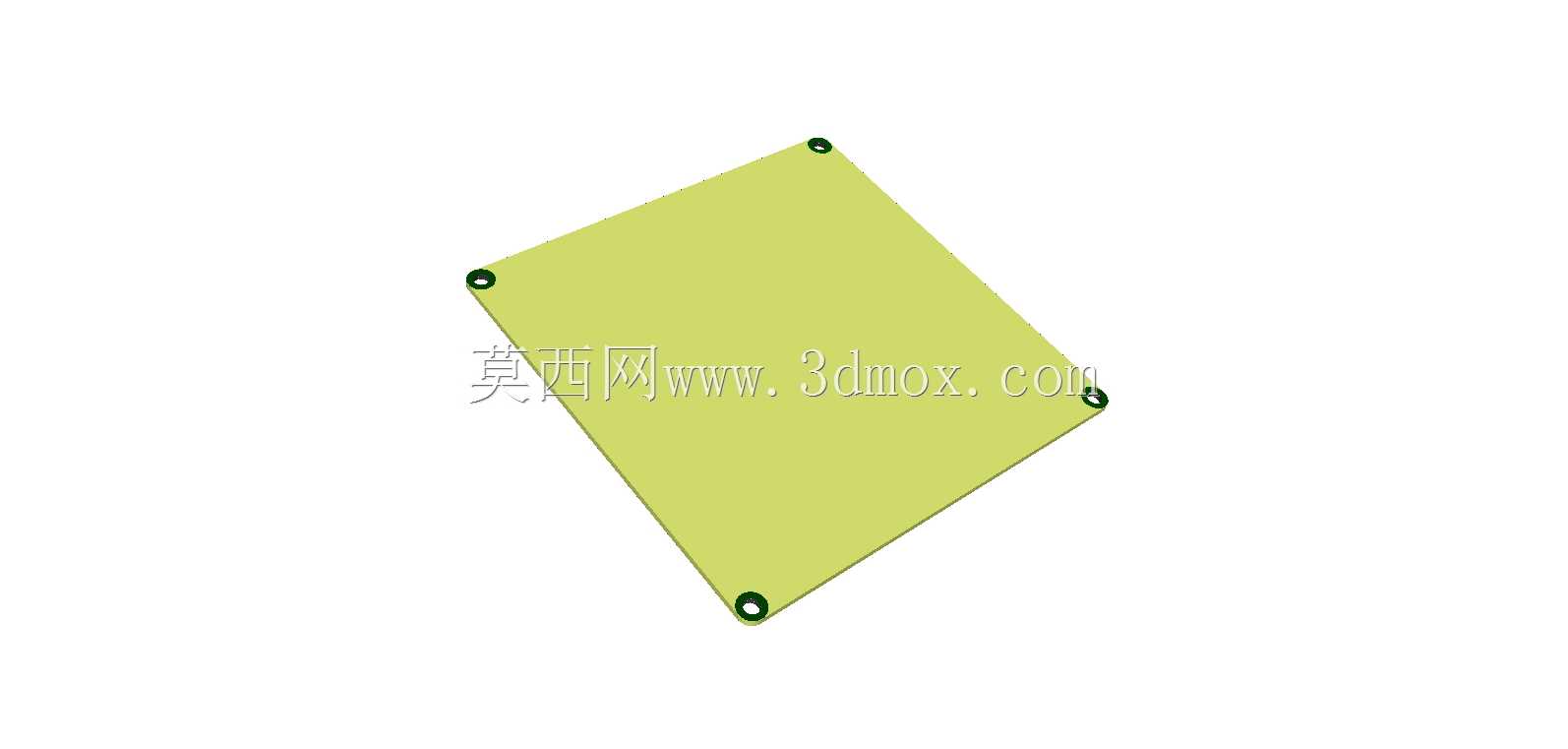 用于KiCad 3D渲染的FR4 PCB基板