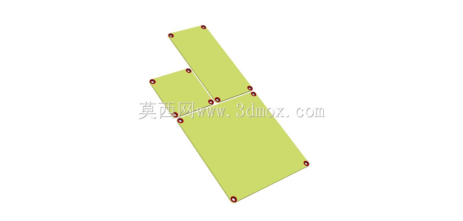 用于KiCad 3D渲染的FR4 PCB基板