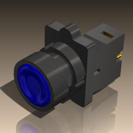Metaltex-bot?o de pulso azul-P20BFR-BL-1A