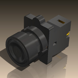 Metaltex-bot?o de pulso preto-P20BFR-B-1AB