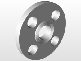 法兰Sobresto Plano?1/2''-Baseado ANSI B 16.5-150磅