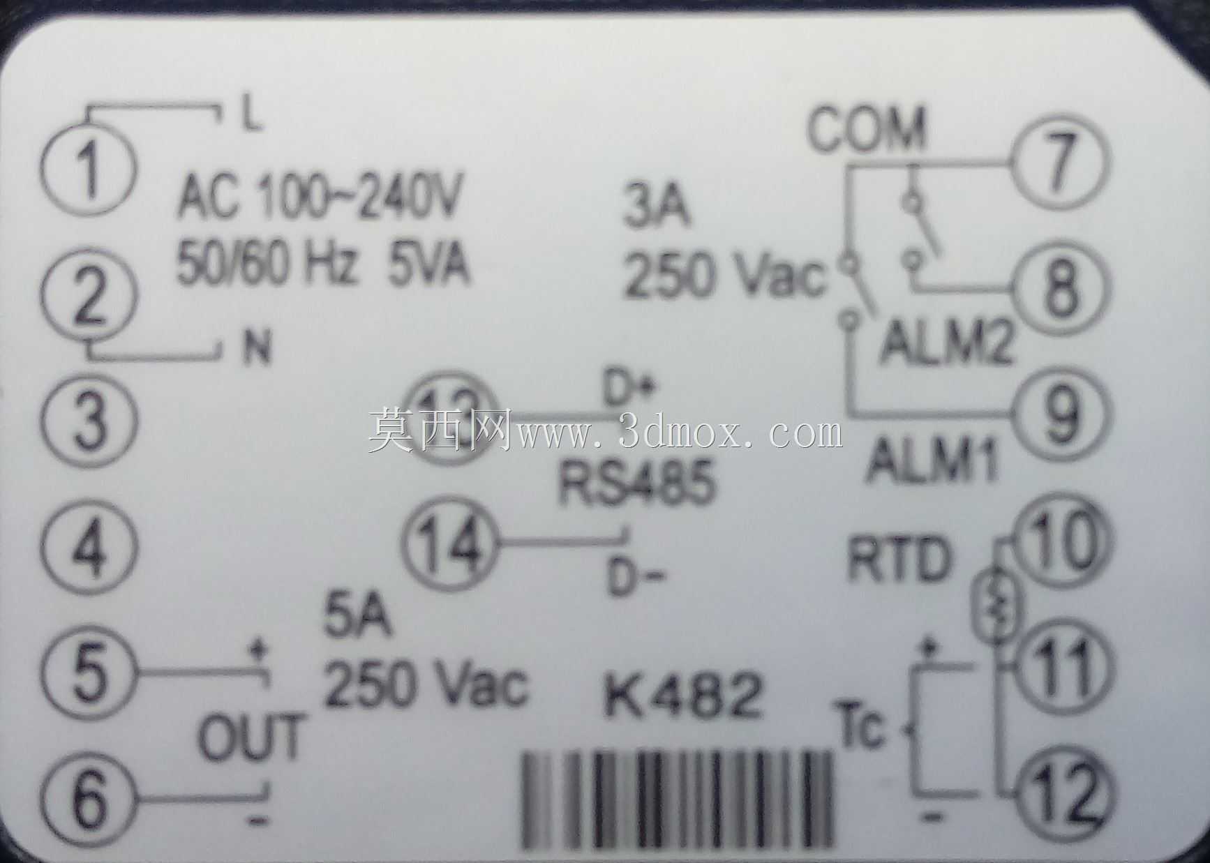 德尔塔-温度控制器-DTK-48V12