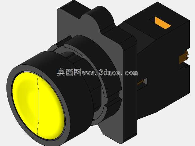 Metaltex-bot?o de pulso amarelo-P20-BFR-1A