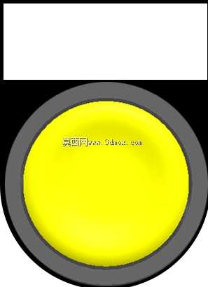 Metaltex-bot?o de pulso amarelo-P20-BFR-1A
