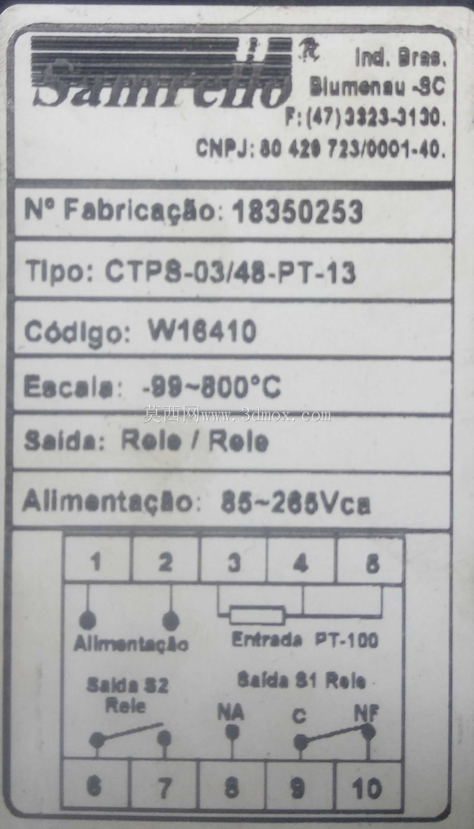 Samrello-温度控制器-CTPS-04/48-JK-PT100