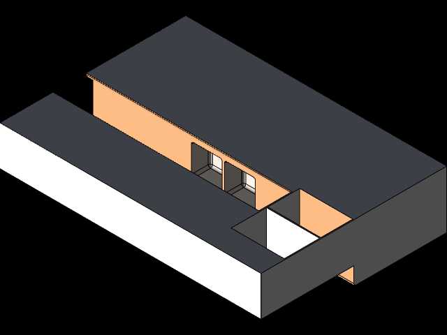 研讨会自助餐厅\u0026两栋建筑之间的吸烟区布局