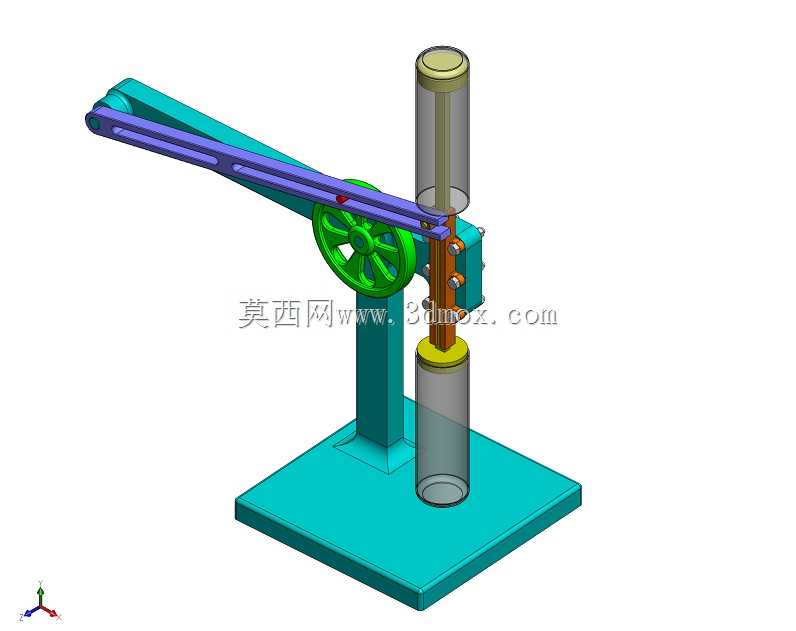 开槽杆快速回位机构