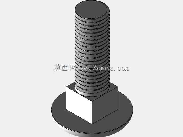DIN 603圆头方颈螺栓全螺纹