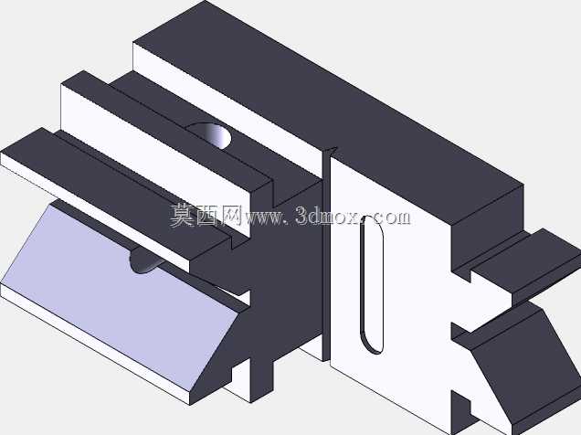 简单V型块组件