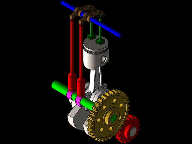 基于solidworks的单缸发动机设计