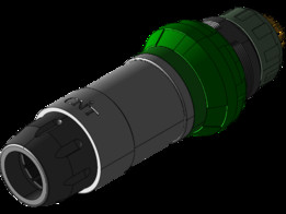 16针圆形连接器焊料类型(CPL-16,CNT21)