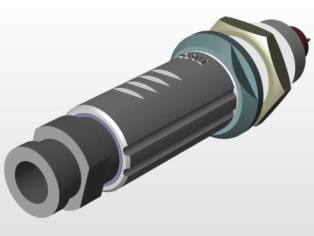1针圆形连接器焊料类型(CFM-1,CNT21)