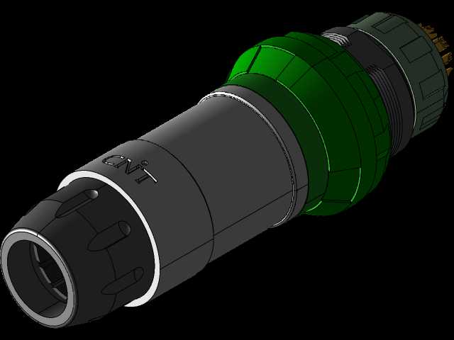 16针圆形连接器焊料类型(CPL-16,CNT21)