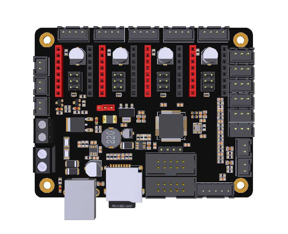 BIGTREETECH SKR迷你V1。1控制板3D模型