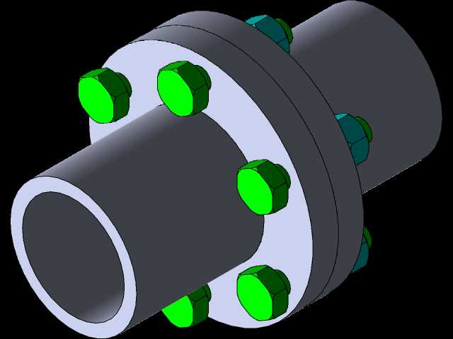 SOLIDWORKS中法兰联轴器的设计