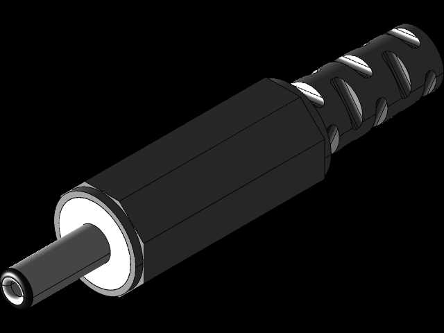 直流连接器12V直流?3.4桶?1.4孔,带应变消除