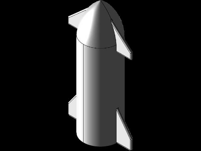 Space X SN 15����������CAD