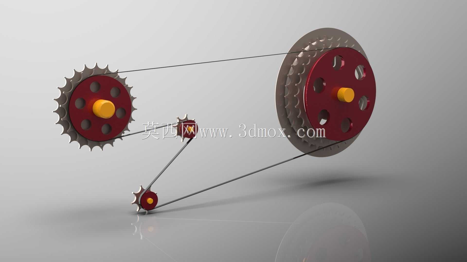 Solidworks教程#197通过SW Easy Design设计带齿轮运动的皮带\u0026链条