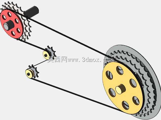 Solidworks教程#197通过SW Easy Design设计带齿轮运动的皮带\u0026链条