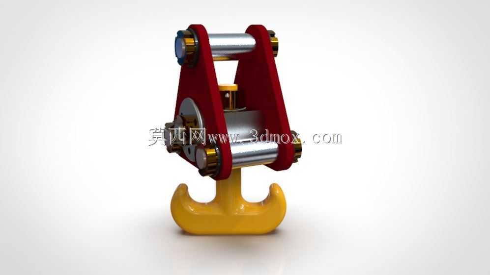 Solidworks教程#136使用Solidworks简易设计在Solidworks中设计起重机吊钩(组件)