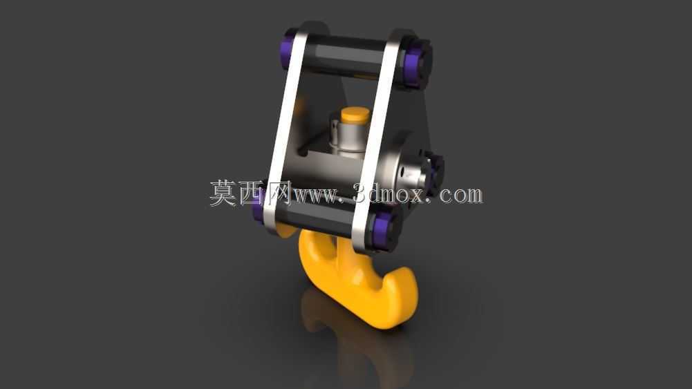 Solidworks教程#136使用Solidworks简易设计在Solidworks中设计起重机吊钩(组件)