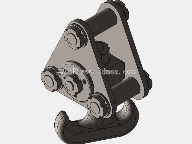 Solidworks教程#136使用Solidworks简易设计在Solidworks中设计起重机吊钩(组件)