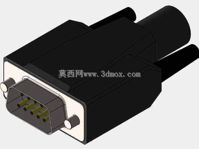 Solidworks教程#135如何通过SW Easy Design在Solidworks中制作电动DB9公连接器