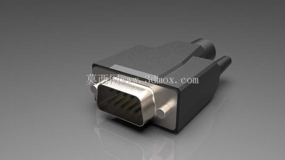Solidworks教程#135如何通过SW Easy Design在Solidworks中制作电动DB9公连接器