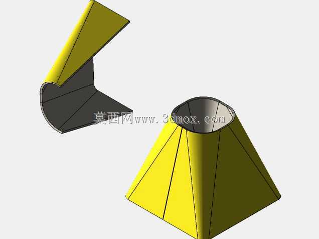 Solidworks教程#122 Solidworks中的钣金料斗,通过Solidworks轻松设计