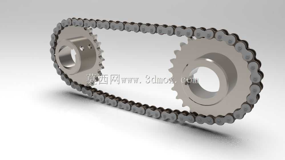 Solidworks教程#104机构链\u0026链轮设计、组装,Solidworks中的运动研究。第03部分