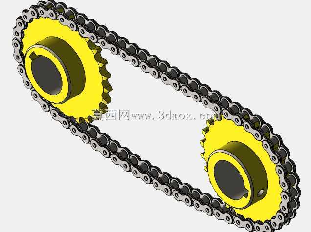 Solidworks教程#104机构链\u0026链轮设计、组装,Solidworks中的运动研究。第03部分