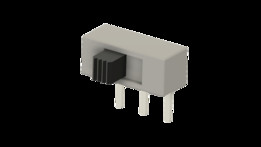 滑动开关SPDT 300MA 6V\tMHSS1105