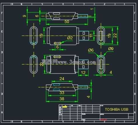 TOSH?BA USB DWG����ͼֽ