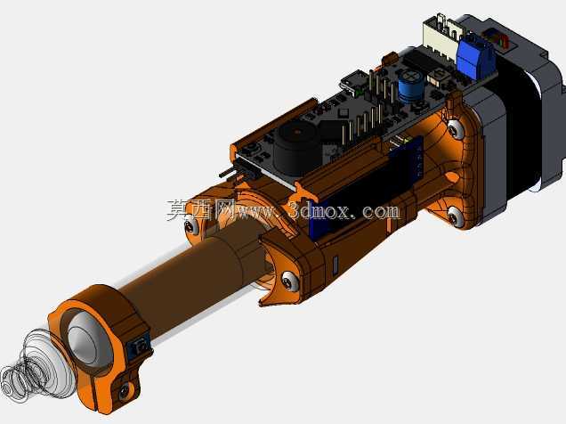 带步进电机的3D打印锡膏分配器