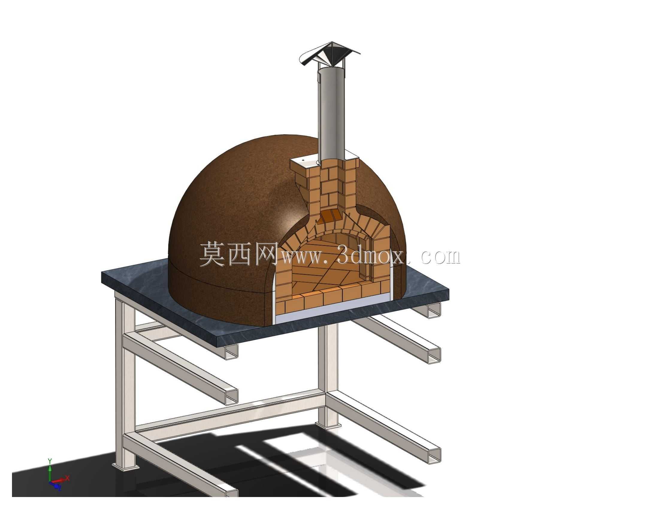 从发DIY制作的烤箱披萨