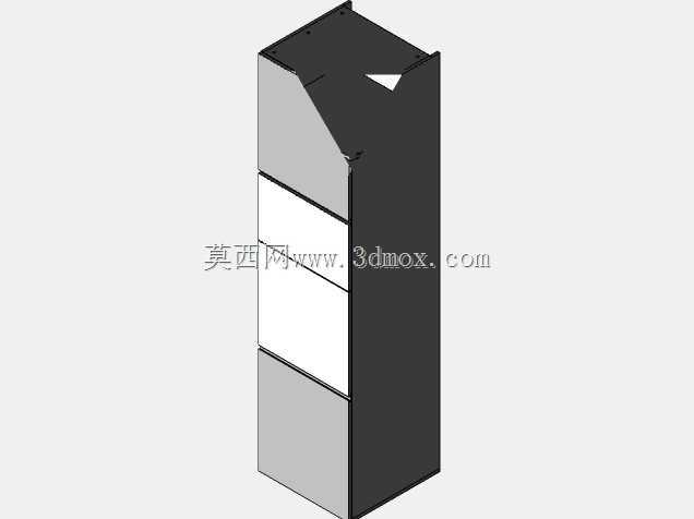 带烤箱的高底柜和带门的微波炉