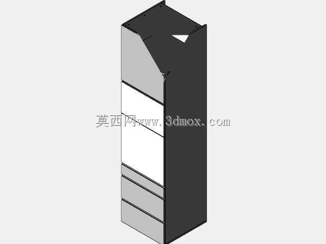 带烤箱和微波炉的高底橱柜,带tandembox抽屉