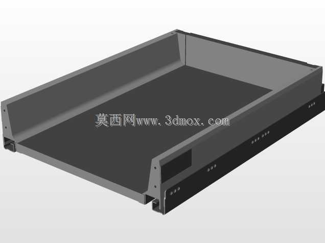 底部装饰左机柜400 mm tandembox,带1个小抽屉和门