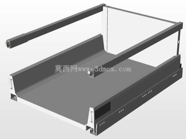 底部饰面左侧机柜400 mm带3个抽屉的tandembox
