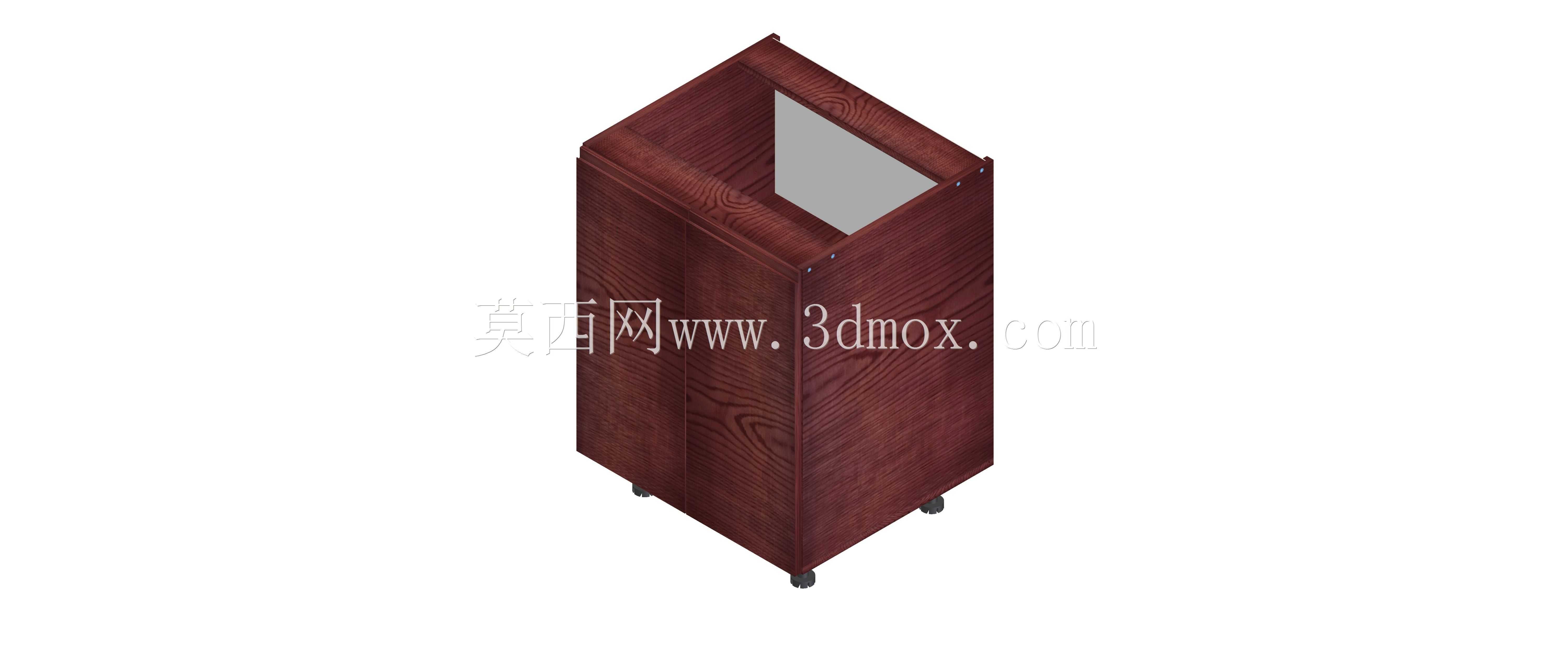 下厨柜600 2个带附件的打开门