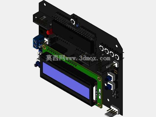 带ATMega16的直线跟随机器人