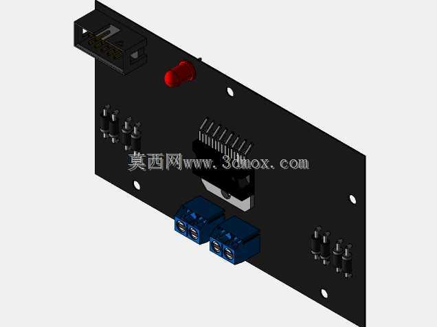 带ATMega16的直线跟随机器人