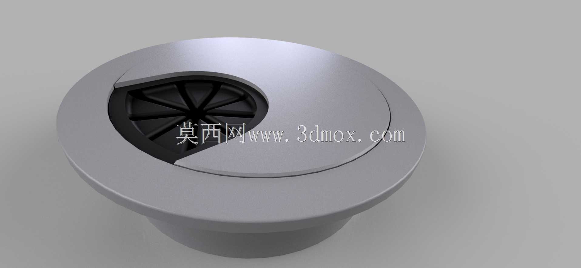 电缆孔盖圆形电脑桌索环电缆孔盖家具五金件出口表面线分拣工具