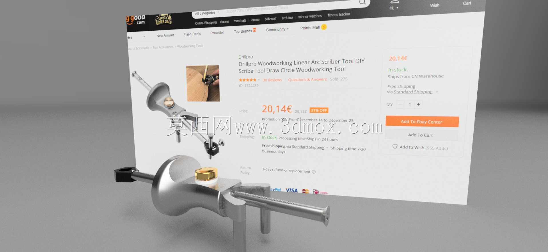 Drillpro木工线弧划线器工具DIY划线器工具画圆木工工具
