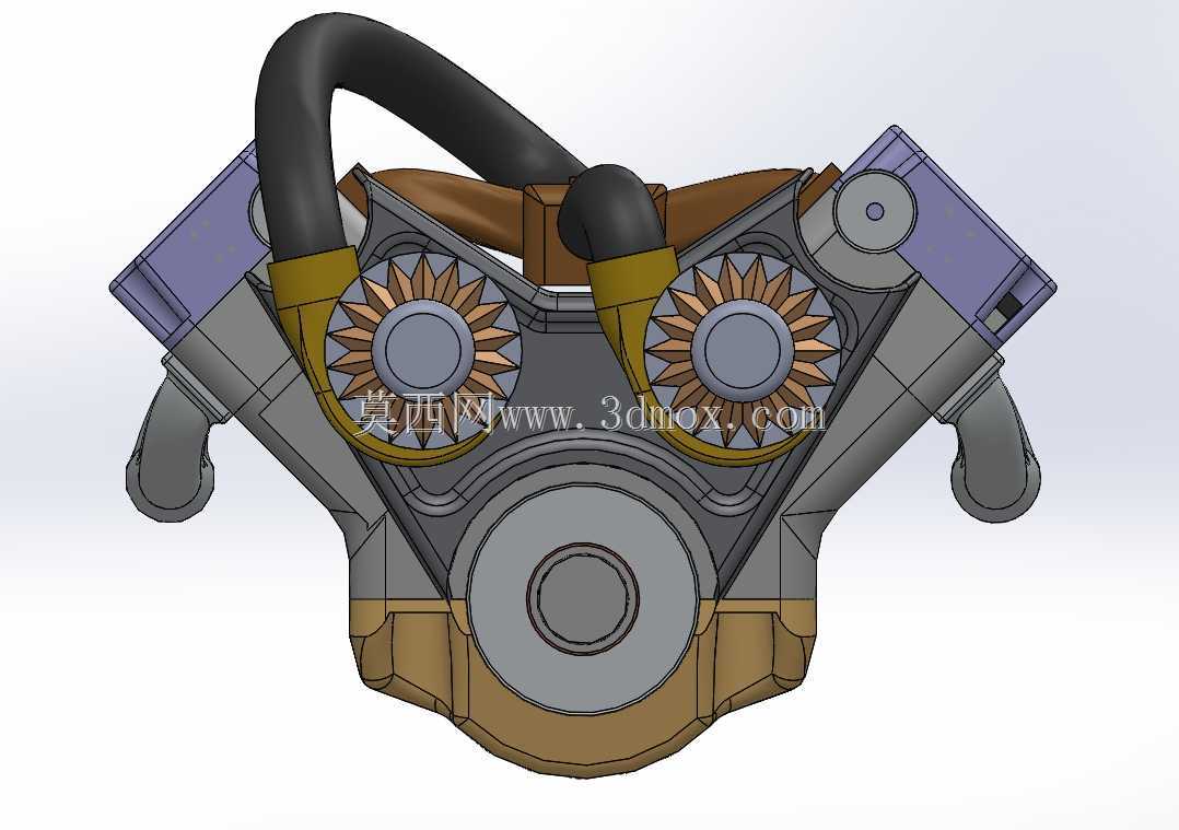 Solidworks V6发动机