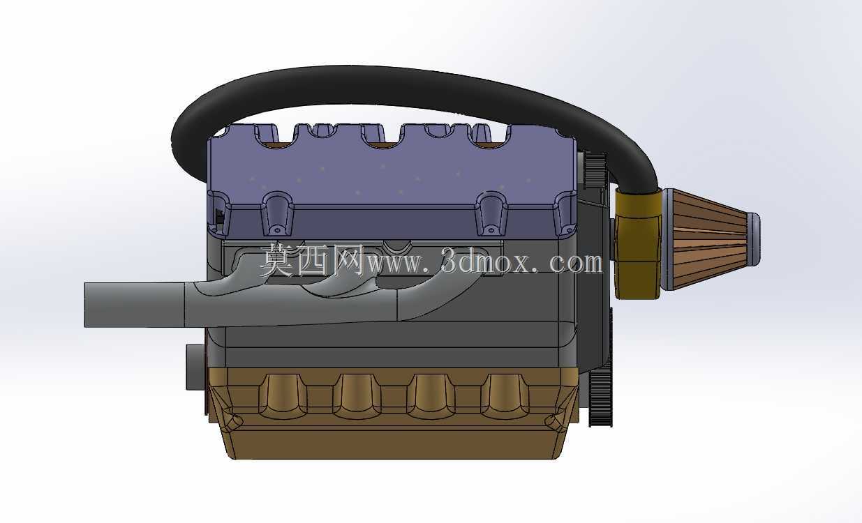 Solidworks V6发动机