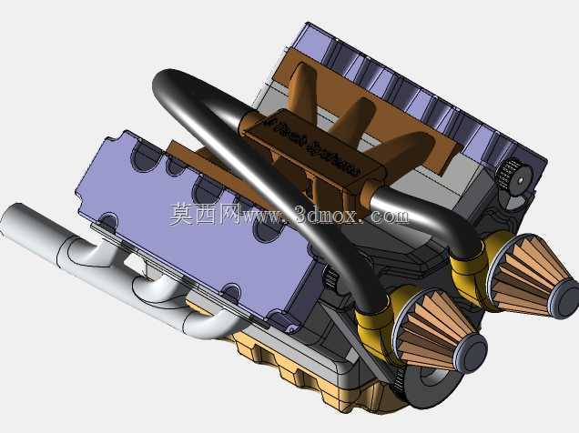 Solidworks V6发动机