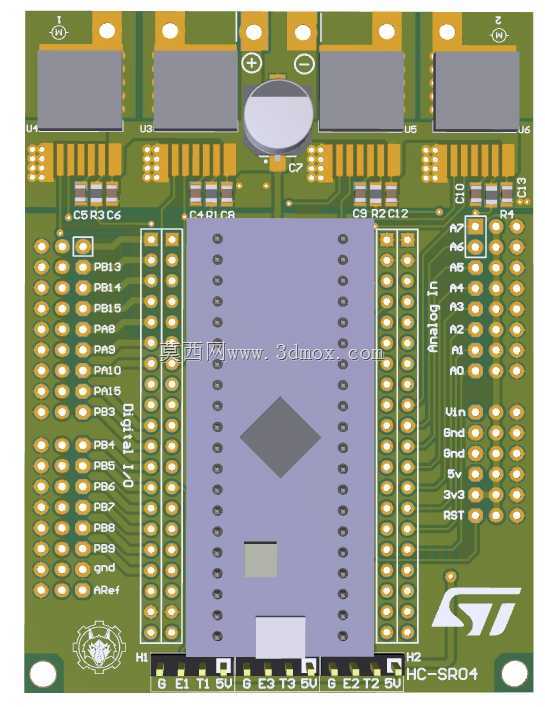 PUCPR UNOSSTM32BtnShield