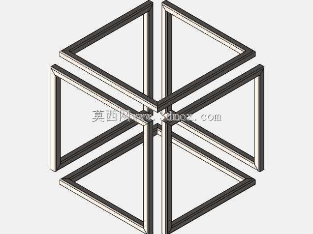 MESA CUBO INFINITO DE METAL