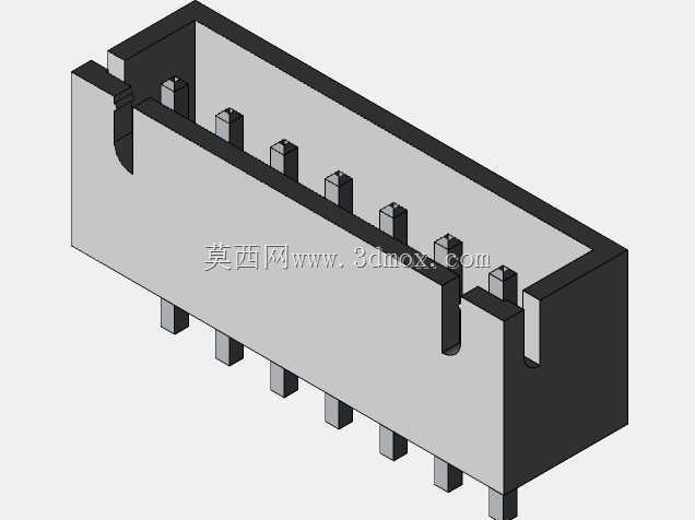 JST B7B-XH-A通孔带护罩集管顶部入口类型